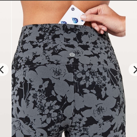 Lululemon efflorescent nebula nulu all you do crop - Picture 2 of 16